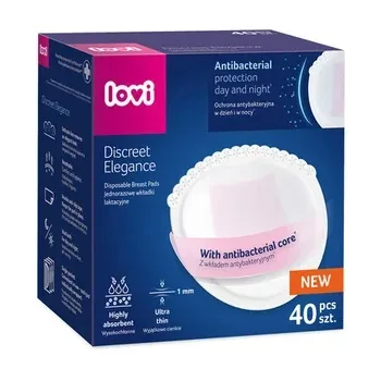 LOVI Tampoane san discreet elegance 40 buc alb 19/602 — preț și oferte