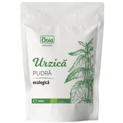 Pudra bio de urzica, 200g, OBio — preț și oferte