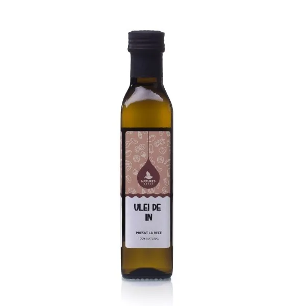 Ulei de in extravirgin, 250ml, Nature's Sense — preț și oferte