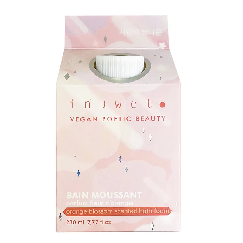 Spuma de baie cu parfum de flori de portocal, Orange Blossom, 230ml, Inuwet — preț și oferte