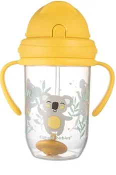 Cana anti-varsare cu pai Exotic yellow, 270ml, 56/606, Canpol CANPOL BABIES — preț și oferte