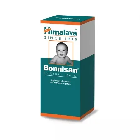 Bonnisan picaturi pentru colici, 100ml, Himalaya — preț și oferte