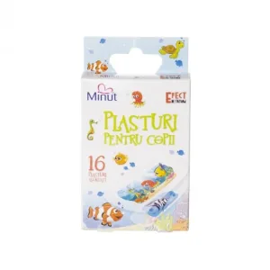 Plasturi copii tatuaj, 16 plasturi, Minut