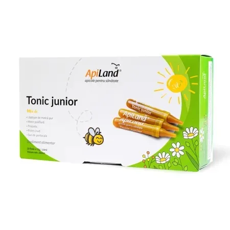Tonic Junior, 10ml, 20 fiole, ApiLand — preț și oferte