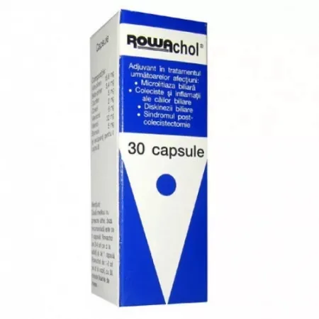 Rowachol, 30 capsule, Rowa Wagner ROWA-WAGNER GERMANIA — preț și oferte