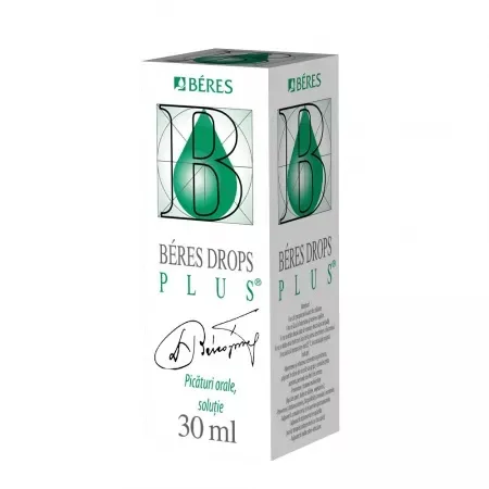 Beres Drops Plus picaturi, 30ml, Beres Pharmaceuticals — preț și oferte