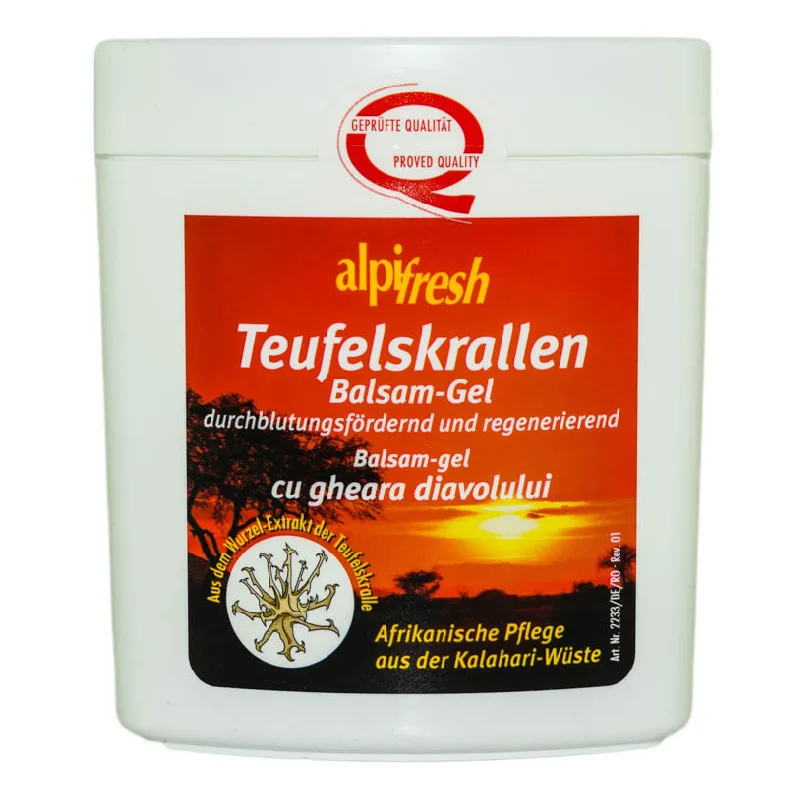 Balsam gel cu extract de Gheara Diavolului, 250 ml, Alpifresh LENHART KOSMETIK — preț și oferte