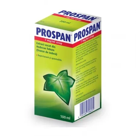 Prospan sirop 7mg/ml, 100ml, Salveo — preț și oferte