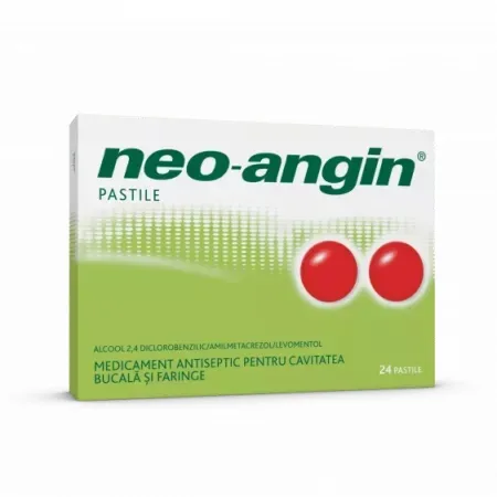Neo-Angin, 24 pastile, Divapharma — preț și oferte