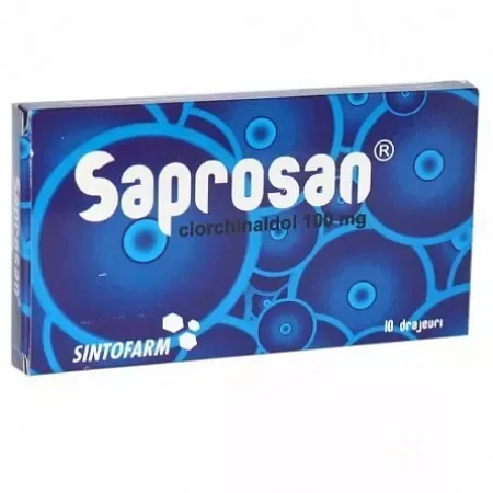 Saprosan 100mg, 10 drajeuri, Sintofarm SINTOFARM SA BUC. — preț și oferte