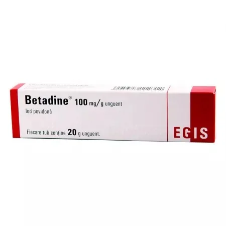 Betadine unguent 100mg/g, 20g, Egis EGIS PHARMACEUTICALS — preț și oferte