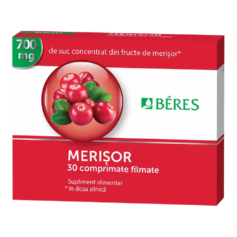 Merisor 700 mg, 30 comprimate filmate, Beres BERES PHARMACEUTICALS — preț și oferte