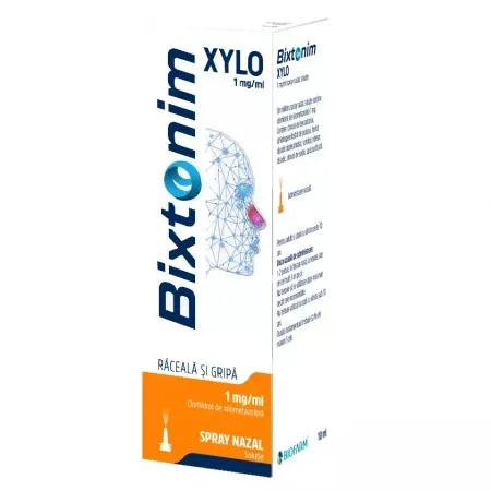 Bixtonim Xylo spray nazal adulti 1mg/ml, 10ml, Biofarm — preț și oferte