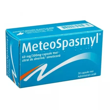 Meteospasmyl 60mg/300mg, 30 capsule moi, Mayoly Spindler — preț și oferte
