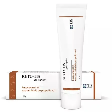 Keto-Tis gel capilar, 50g, Tis Farmaceutic — preț și oferte