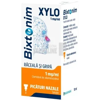 Bixtonim Xylo 0,1mg/ml picaturi nazale, 10ml, Biofarm — preț și oferte