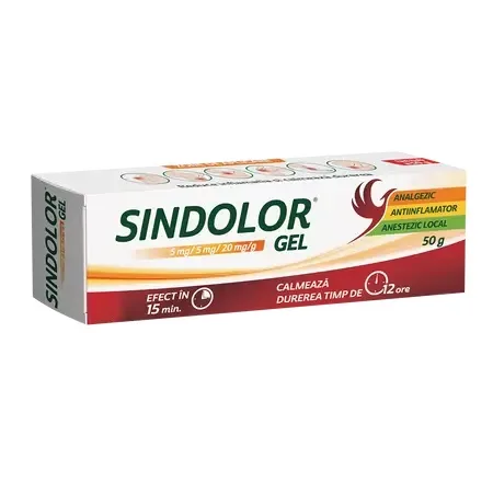 Sindolor gel 5/5/20mg/g, 50g, Fiterman FITERMAN PHARMA — preț și oferte