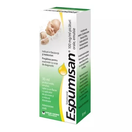 Espumisan 100 mg/ml, picături orale, 30 ml, Berlin-Chemie — preț și oferte