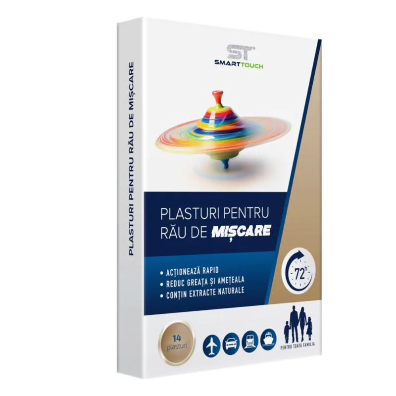 Plasturi pentru rau de miscare, 14 plasturi, Smart Touch — preț și oferte