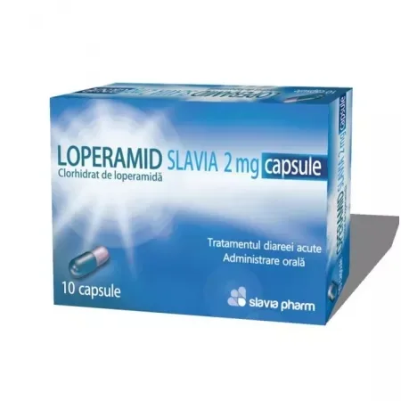 Loperamid 2mg, 10 capsule, Slavia Pharm — preț și oferte