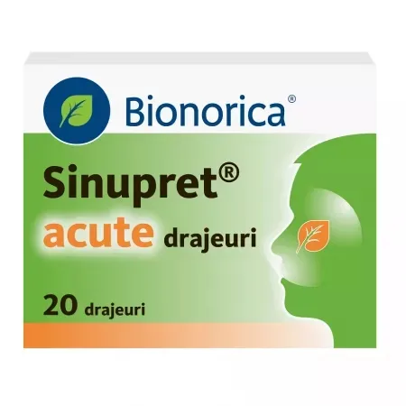 Sinupret acute, 20 comprimate, Bionorica BIONORICA ARZNEIMITTEL GMBH GERMANIA — preț și oferte