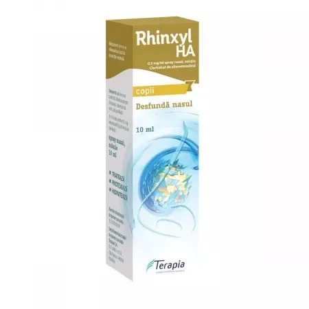 Rhinxyl HA 0,5mg/ml spray nazal, 10ml, Terapia TERAPIA SA CLUJ — preț și oferte