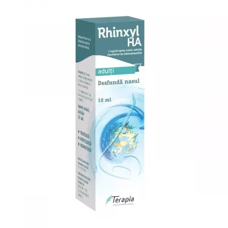 Rhinxyl Ha spray nazal 1mg/ml, 10ml, Terapia TERAPIA SA CLUJ — preț și oferte