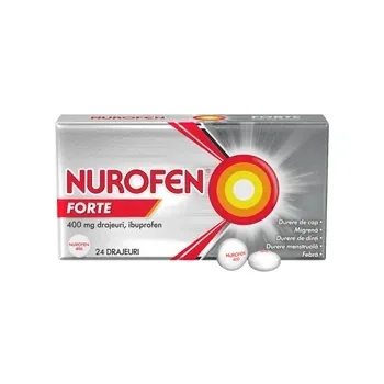 Nurofen Forte 400mg, 24 dajeuri, Reckitt — preț și oferte