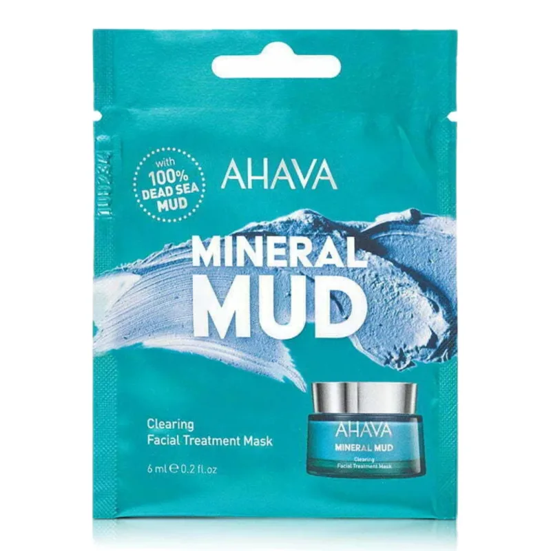 Masca curatare si detoxifiere ten Mineral Mud, 6ml, Ahava — preț și oferte