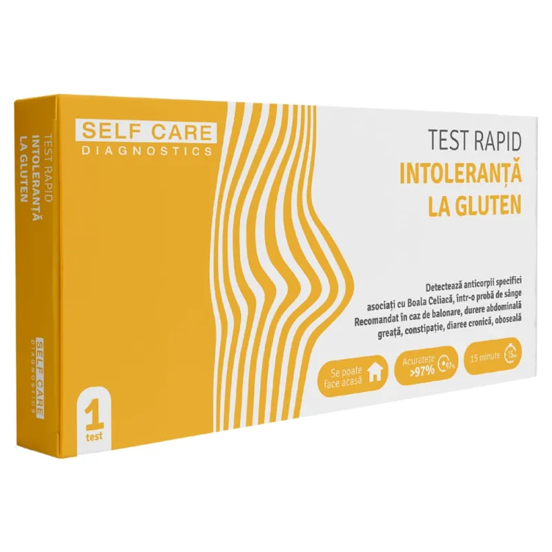 Test rapid intoleranta la gluten, 1 bucata, Self Care — preț și oferte