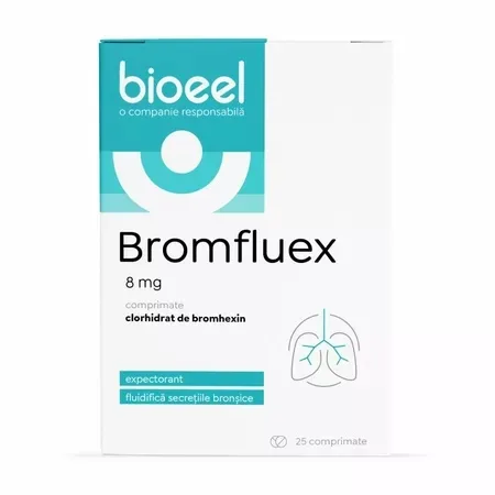 Bromfluex 8mg, 25 comprimate, Bioeel — preț și oferte