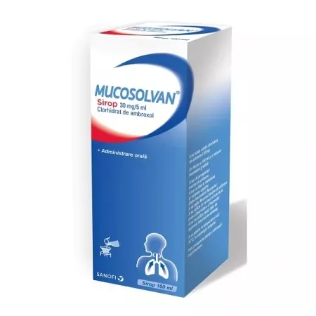 Mucosolvan sirop adulti si copii 30mg/5ml, 100ml, Opella OPELLA HEALTHCARE — preț și oferte