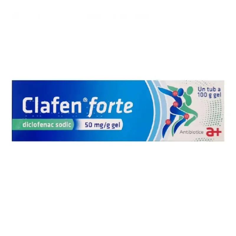 Clafen Forte gel 50mg/g, 100g, Antibiotice Iasi ANTIBIOTICE SA — preț și oferte