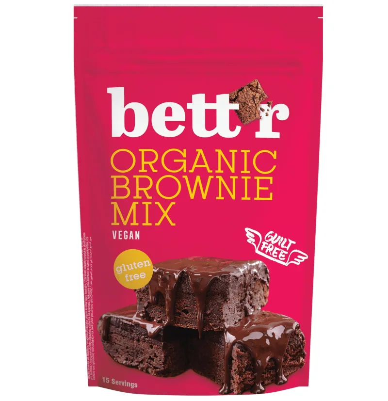 Mix eco pentru prajitura brownie fara gluten, 400g, Bettr — preț și oferte