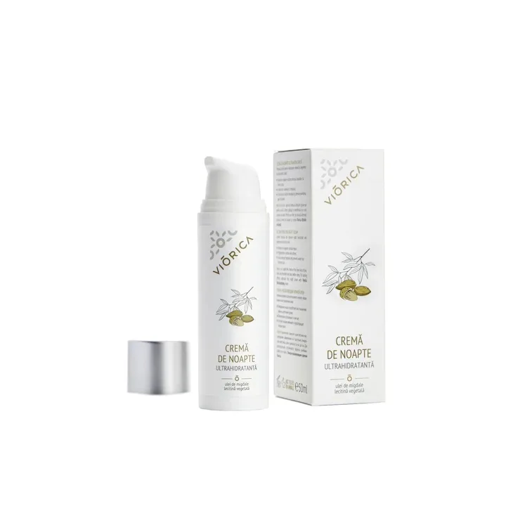 Crema noapte ultrahidratanta cu ulei de migdale, 50ml, Viorica — preț și oferte