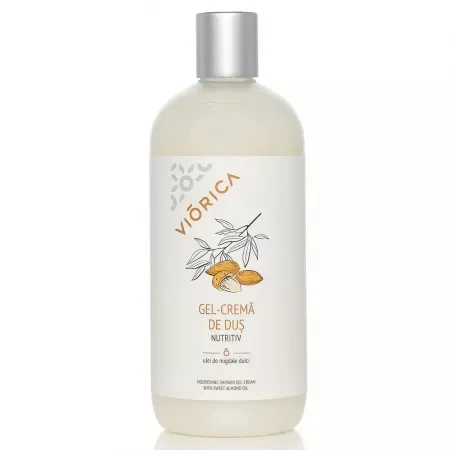 Gel-crema dus nutritiv cu ulei de migdale dulci, 500ml, Viorica — preț și oferte