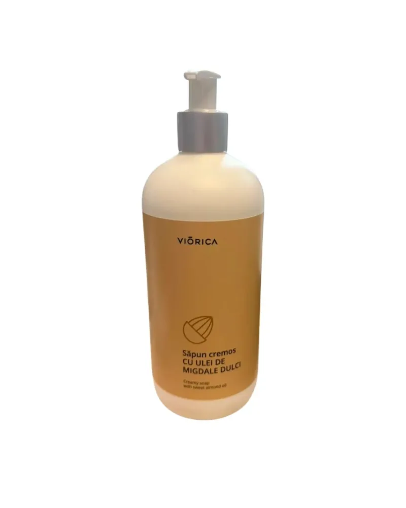 Sapun cremos nutritiv cu ulei migdale dulci, 500ml, Viorica — preț și oferte