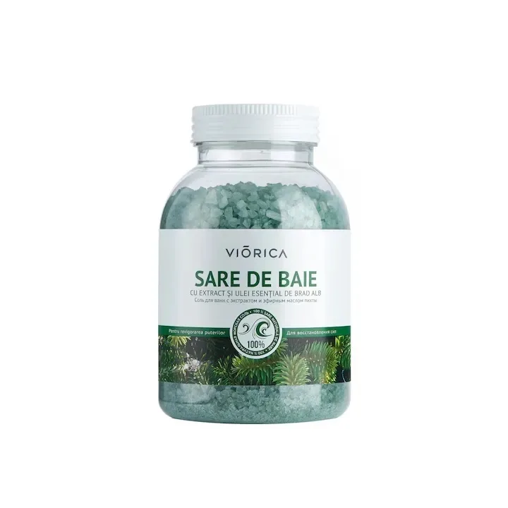 Sare baie cu extract ulei esential de brad alb, 1000g, Viorica — preț și oferte