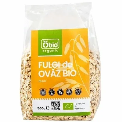 Fulgi de ovaz mari eco, 500g, OBio — preț și oferte