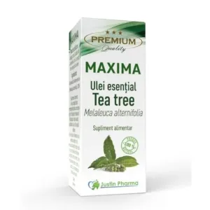 Ulei esential de Tea-tree pentru uz intern, 10ml, Justin Pharma
