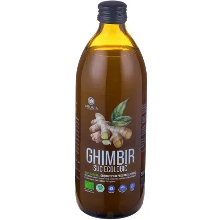Suc de Ghimbir eco 100% Natural, 500ml, Aronia Charlottenburg — preț și oferte