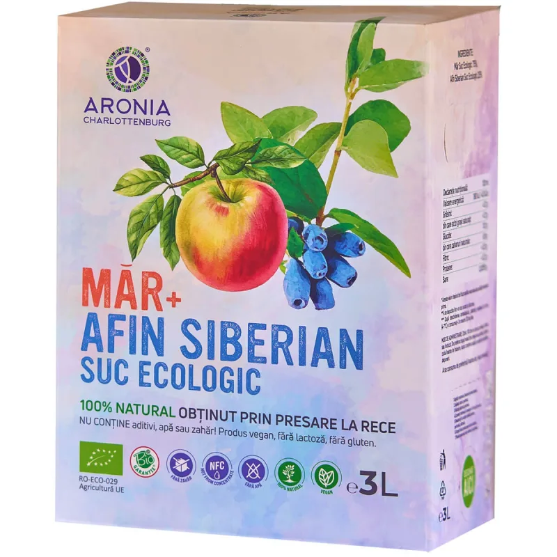Suc de Mar si Afin Siberian Eco, 3l, Aronia Charlottenburg — preț și oferte