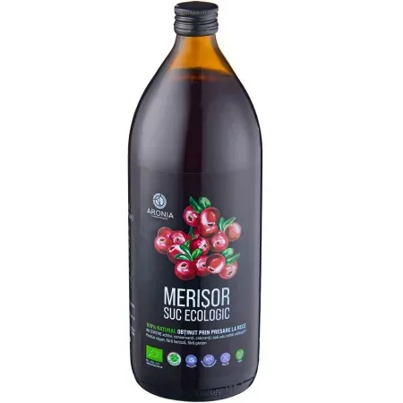 Suc ecologic de Merisoare, 1000 ml, Aronia Charlottenburg — preț și oferte