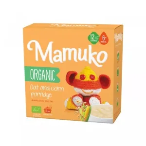 Porridge Bio din ovaz si porumb, +6luni, 200g, Mamuko