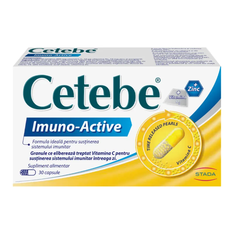 Cetebe Imuno - Active, 30 capsule STADA — preț și oferte