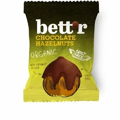 Alune de padure invelite in ciocolata, 40g, Bettr — preț și oferte