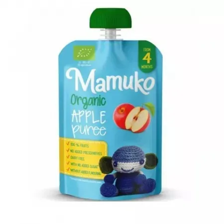 Piure Bio de mere 4L+, 100g, Mamuko — preț și oferte