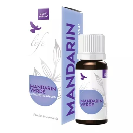 Ulei esential integral de mandarin verde, 10ml, Bionovativ — preț și oferte