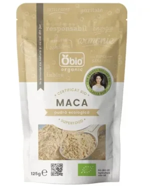 Maca pudra raw bio, 125g, OBio