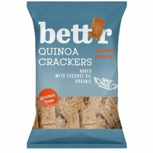 Crackers eco cu quinoa si boia fara gluten, 100g, Bettr